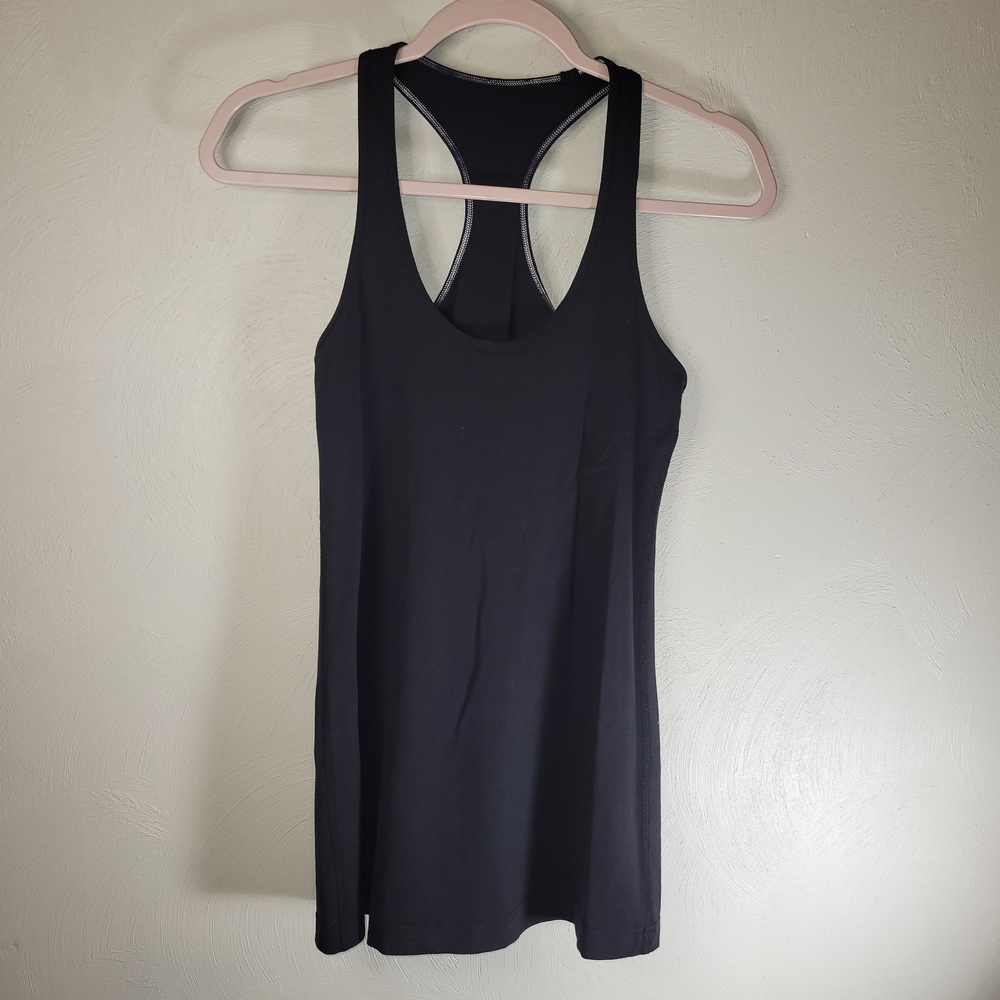 Lululemon Ladies Racerback Tank Top - Black - Size 2